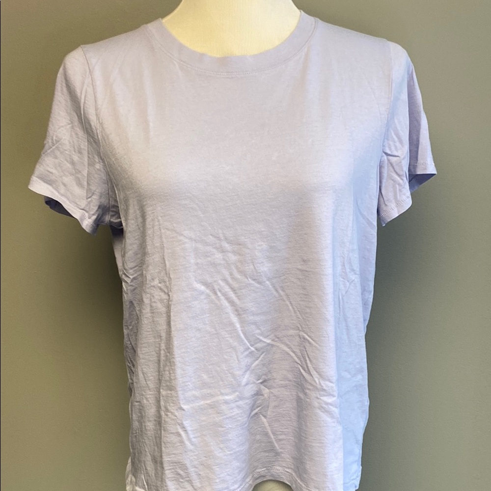 Madewell Purple Fitted Short Sleeve Tee